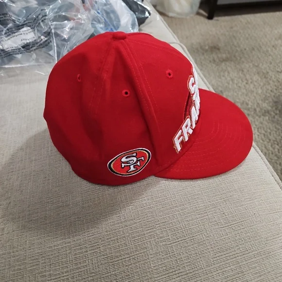 Red San Francisco 49ers Embroidered Cap. New Without Tags. - Picture 2 of 6